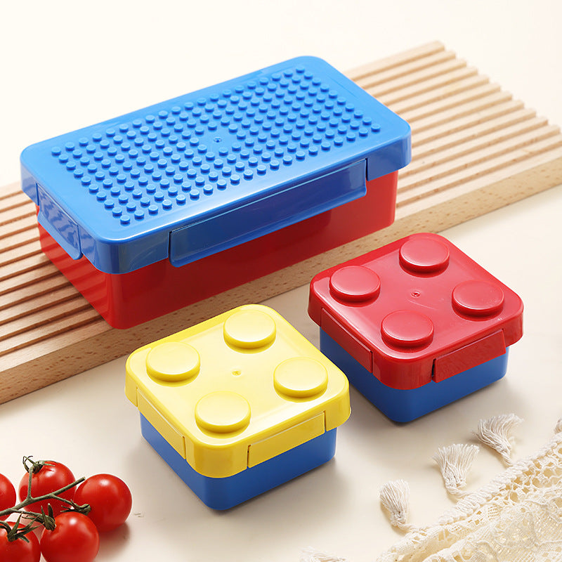 Bento Blocks Lunch Box bleu