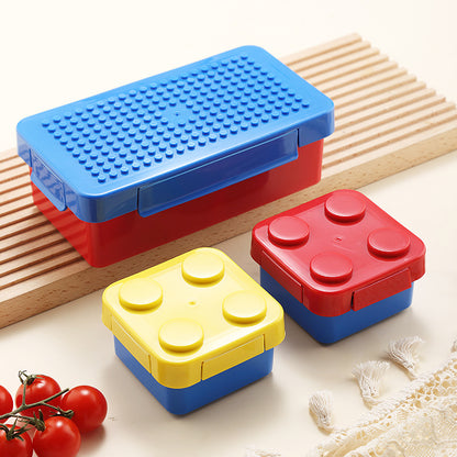Bento Blocks Lunch Box bleu