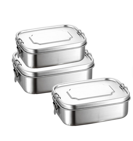 Bento Boîte à lunch en acier inoxydable trois formats disponiblent