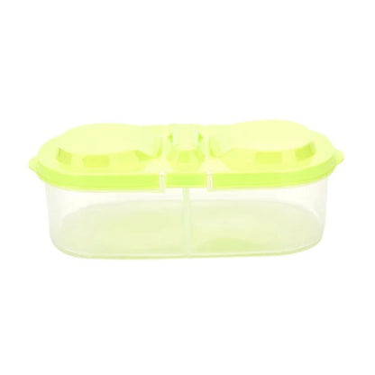 Boite a gouter 2 compartiments FreshBox vert