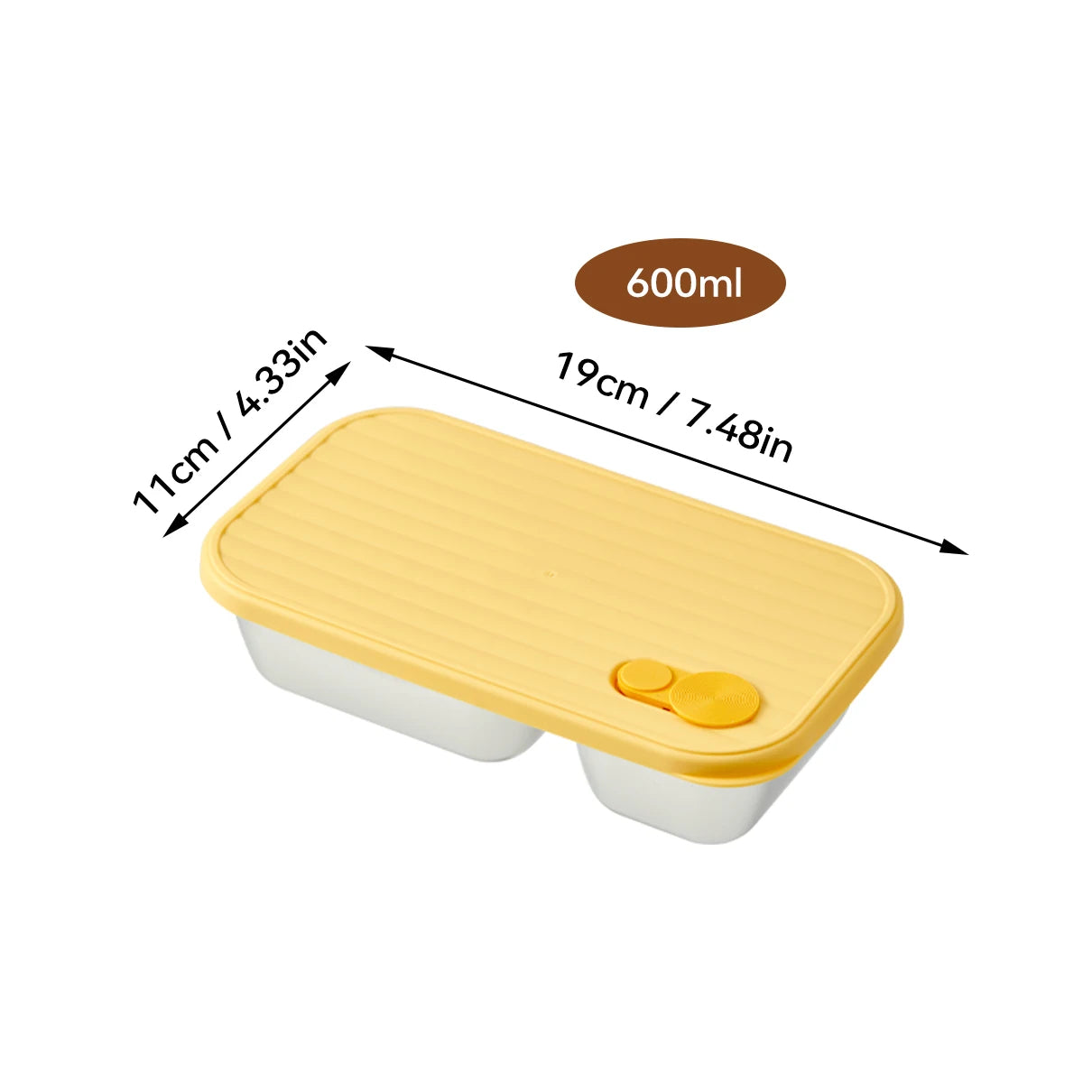 Boite a gouter ecologique ZeroWaste jaune