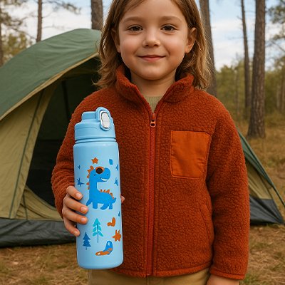 Gourde enfant sans BPA Étanche Anti-goutte enfant