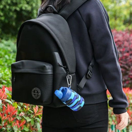 Gourde Pliable en Silicone EcoFlex rangement