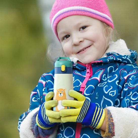Gourde enfant Sans Fuite Colorée entant exterieur