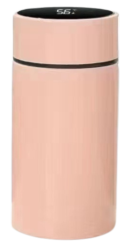 Gourde isotherme affichage numérique rose