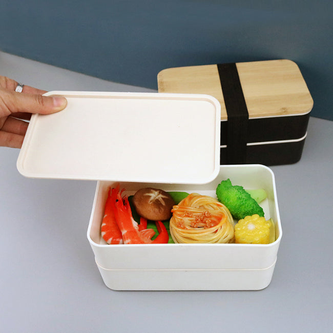 Lunch Box Japonaise en Bambou couvercle