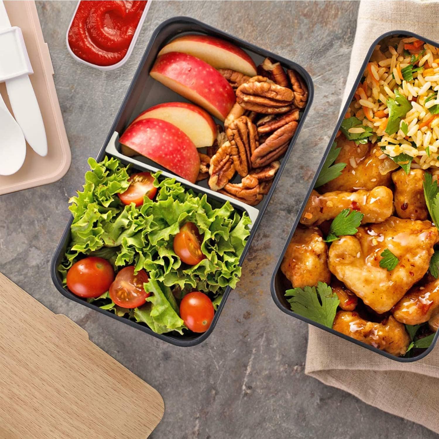 Lunch Box Japonaise en Bambou dejeuner