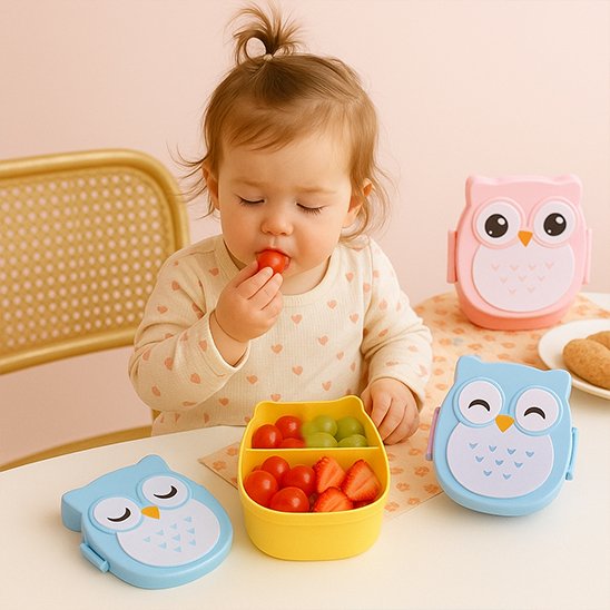 Lunch box enfant Hibou mignon petite fille