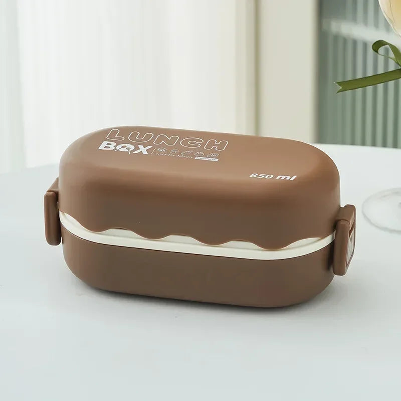 Lunch Box EcoDuo marron