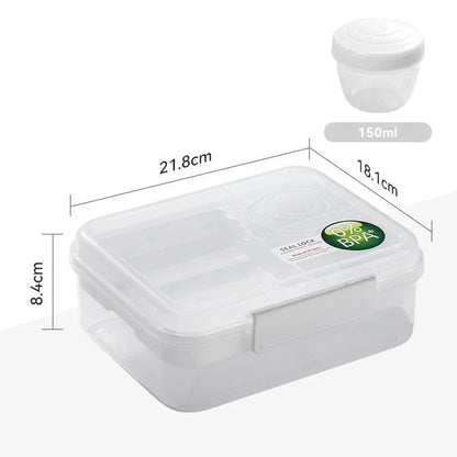 Lunch Box Modulable blanc  rectangle