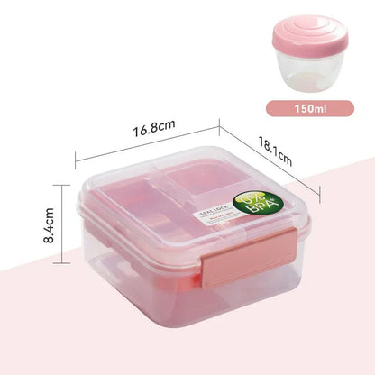 Lunch Box Modulable rose carre