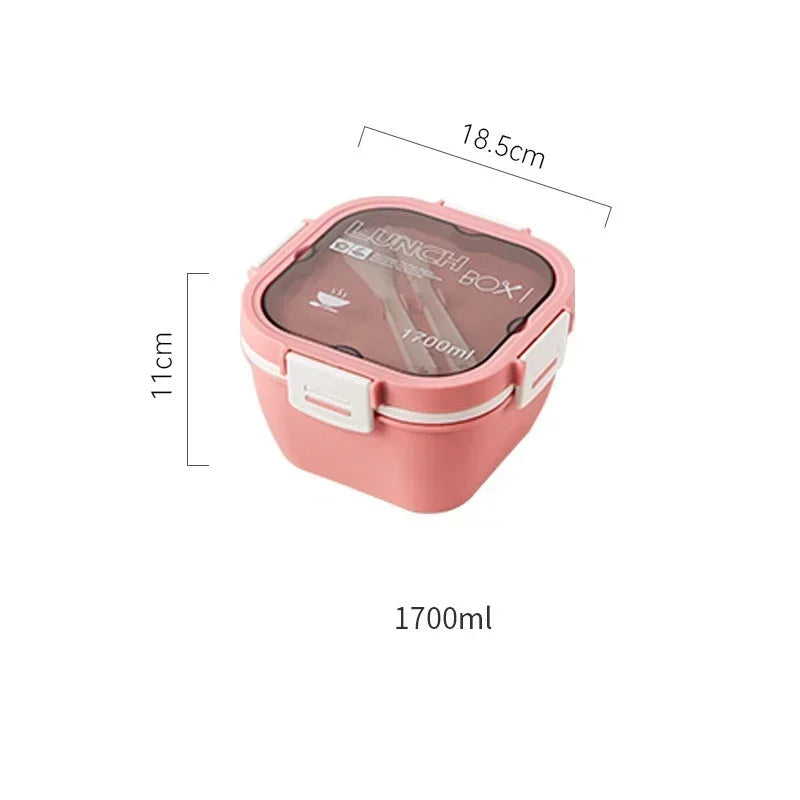 Lunch Box Seallock pour salade rose grand