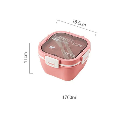 Lunch Box Seallock pour salade rose grand
