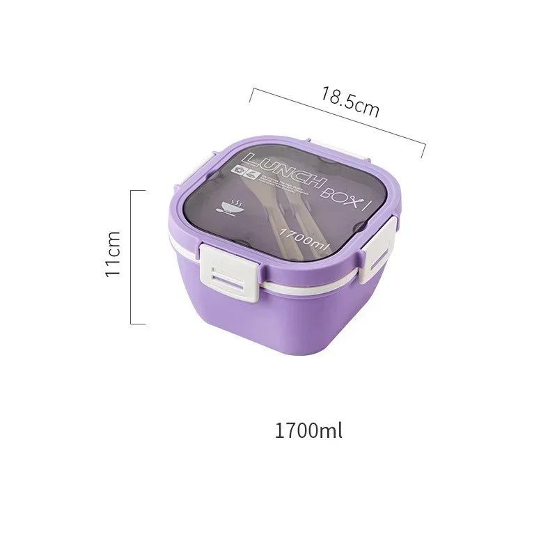 Lunch Box Seallock pour salade violet grand