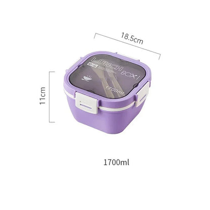 Lunch Box Seallock pour salade violet grand