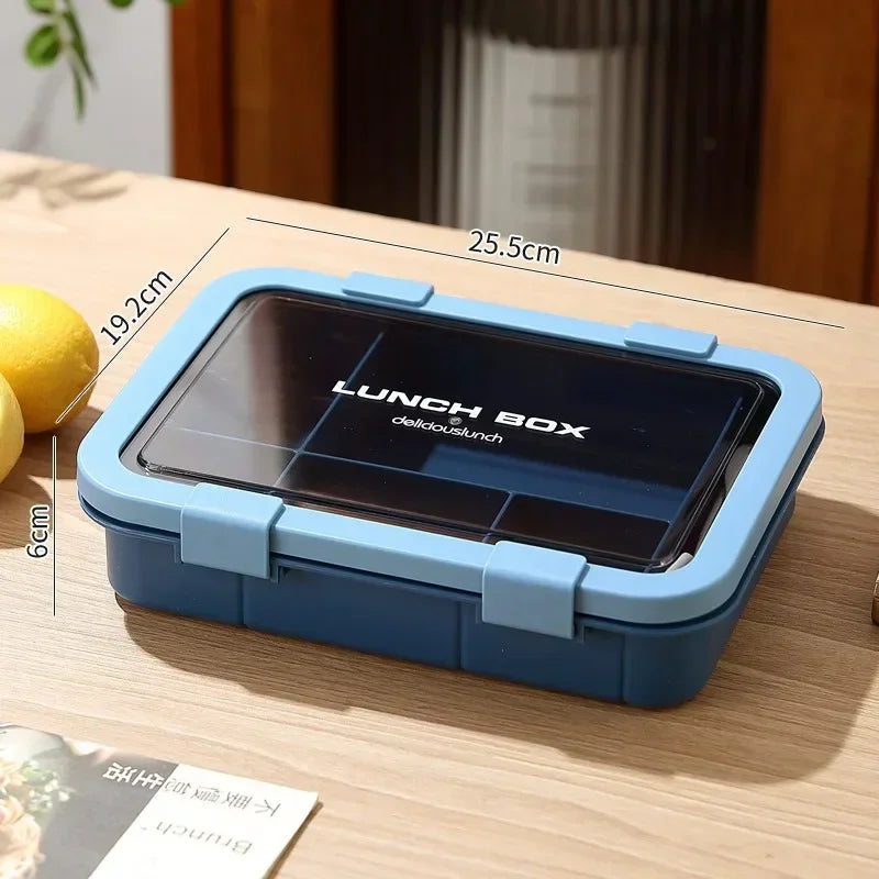 Lunch box | Premium 6-compartiments 1500ML bleu