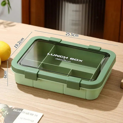 Lunch box | Premium 6-compartiments 1500ML vert