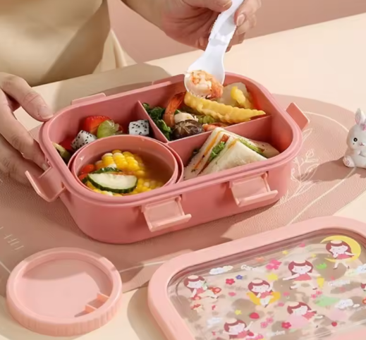 Lunch box enfant HappyLunch rose lunch