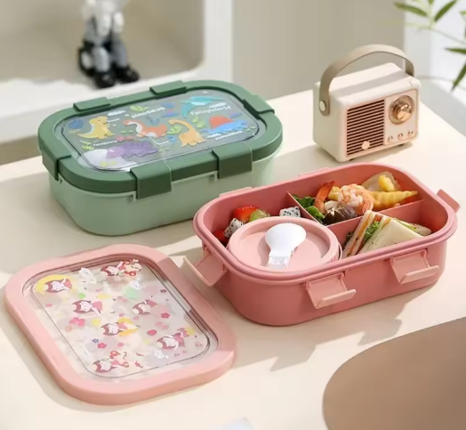 Lunch box enfant HappyLunch rose vert