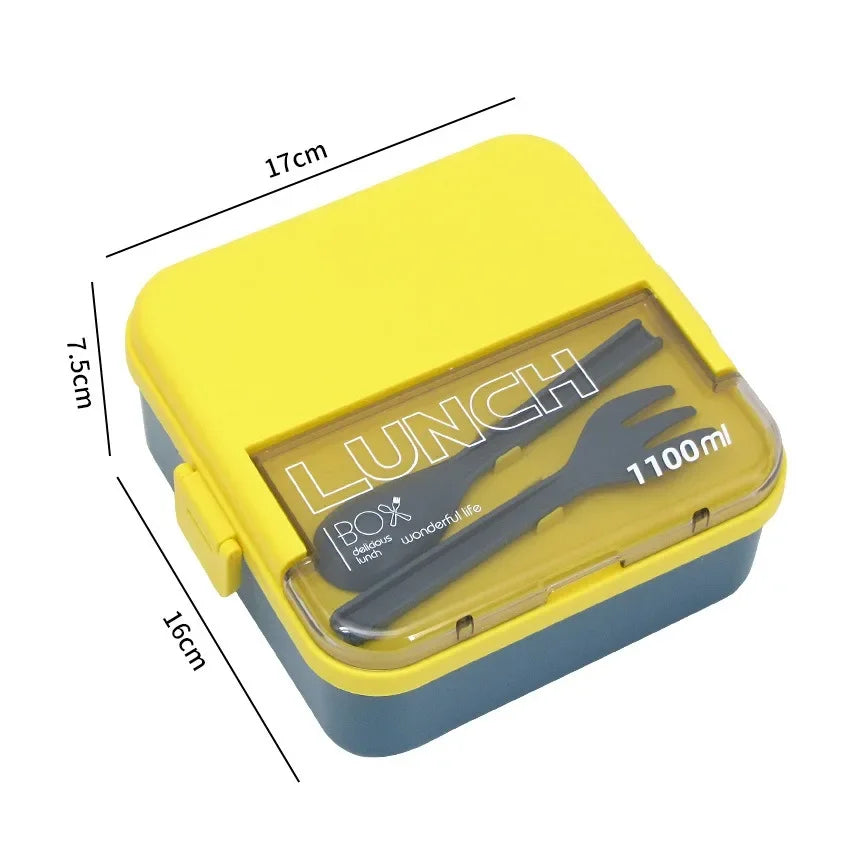 Lunchbox DuoFresh simple bleu
