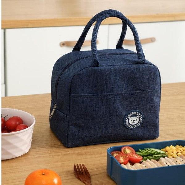 Sac isotherme repas FreshKeep bleu aliments