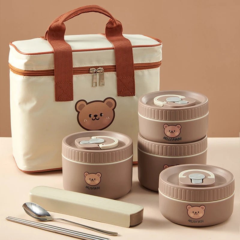 Boite repas isotherme | Kawaii Ourson - Lunch Box Boutique