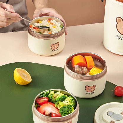 Boite repas isotherme | Kawaii Ourson - Lunch Box Boutique