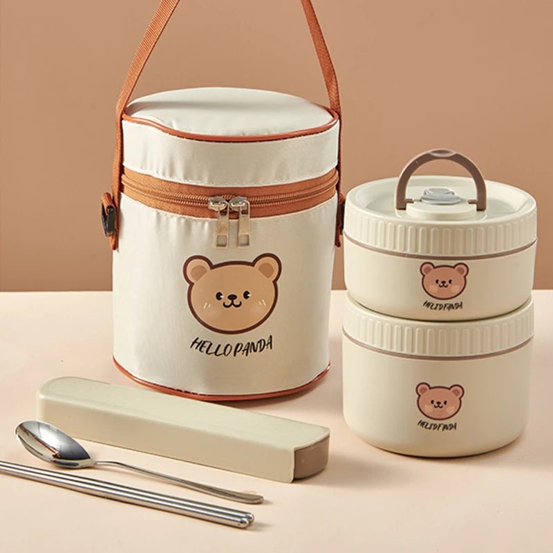 Boite repas isotherme | Kawaii Ourson - Lunch Box Boutique