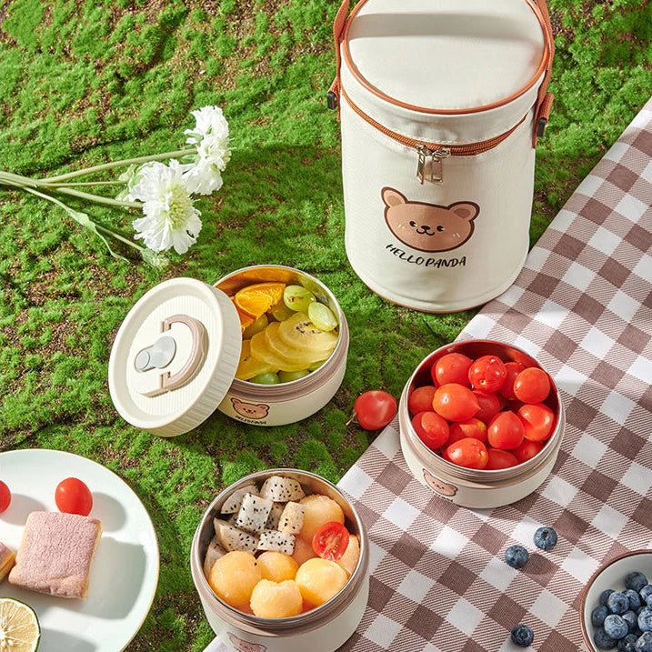 Boite repas isotherme | Kawaii Ourson - Lunch Box Boutique