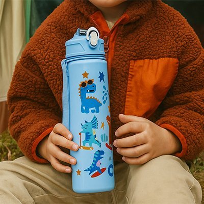 Gourde enfant sans BPA | Étanche Anti - goutte - Lunch Box Boutique
