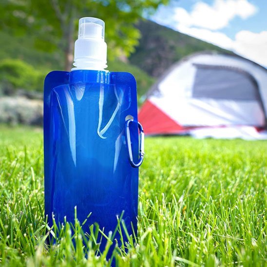 Gourde plastique pliable 480ml | Compressible - Lunch Box Boutique