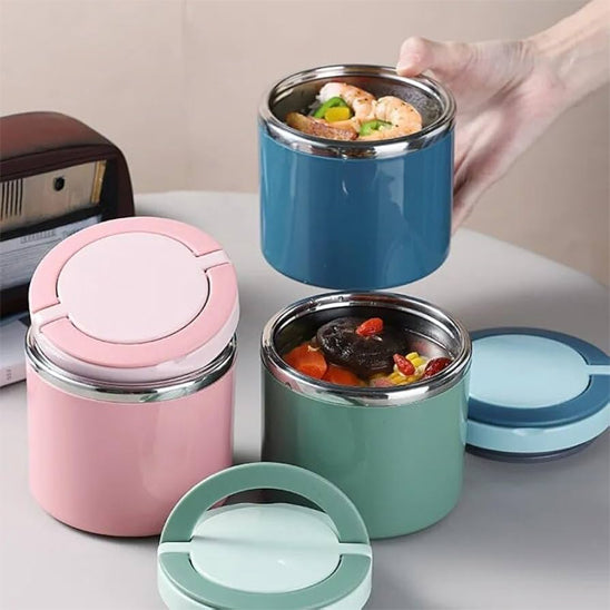 Lunch box isotherme idéal pour les repas chaud à l'extérieur