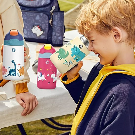 Gourde enfant isotherme | Anti-fuite